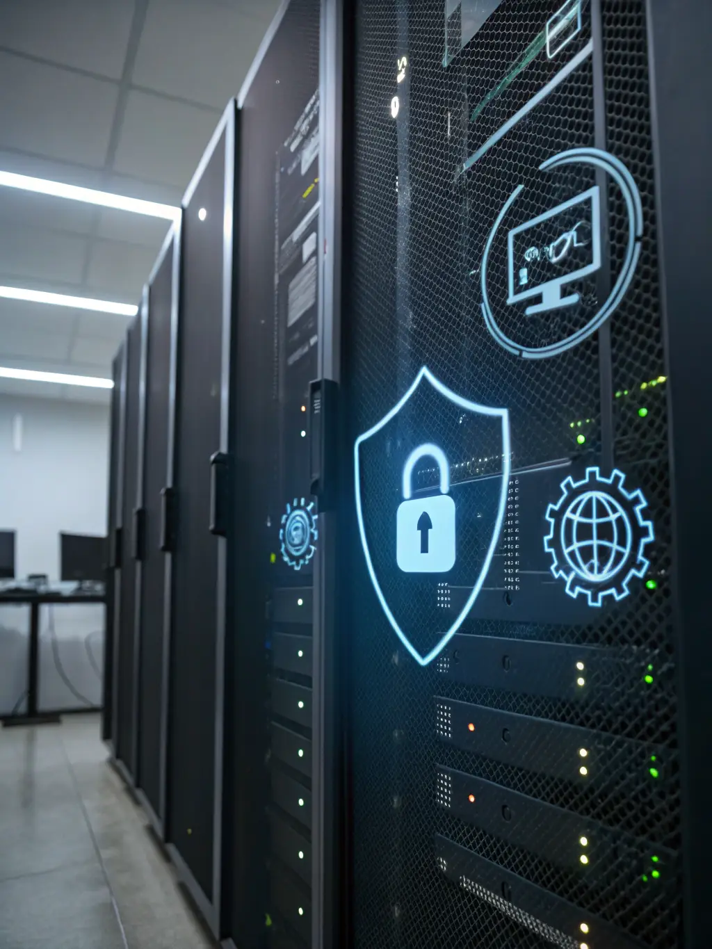A secure digital vault interface, representing the safety and security of assets under our wealth management.